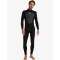 QUIKSILVER PROLOGUE 3/2 BACK ZIP BLACK