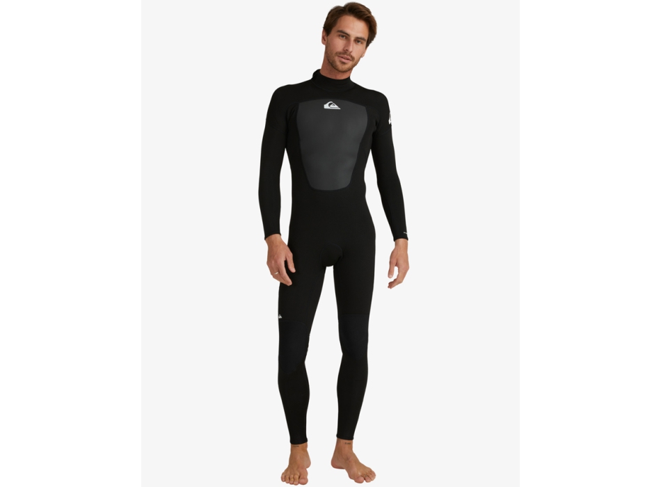 QUIKSILVER PROLOGUE 3/2 BACK ZIP BLACK