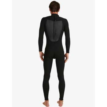 QUIKSILVER PROLOGUE 3/2 BACK ZIP BLACK