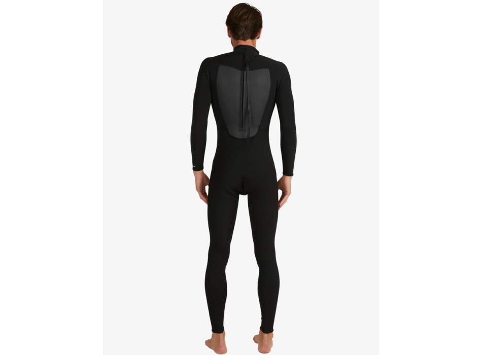 QUIKSILVER PROLOGUE 3/2 BACK ZIP BLACK