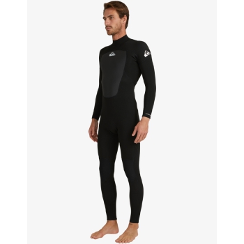 QUIKSILVER PROLOGUE 3/2 BACK ZIP BLACK