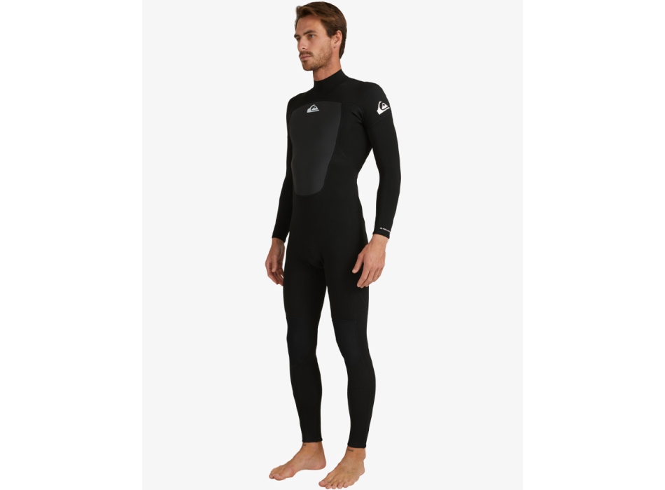 QUIKSILVER PROLOGUE 3/2 BACK ZIP BLACK