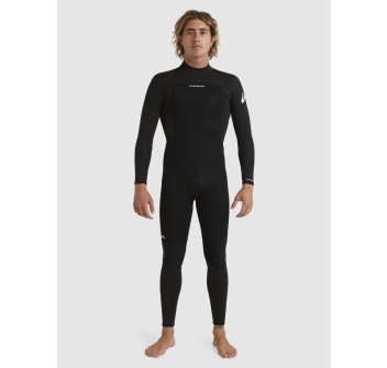 QUIKSILVER PROLOGUE 3/2 BACK ZIP BLACK