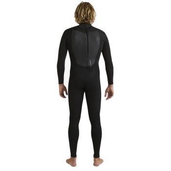 QUIKSILVER PROLOGUE 4/3 BACK ZIP GBS MUTA INTERA BLACK