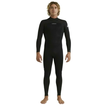 QUIKSILVER PROLOGUE 4/3 BACK ZIP GBS MUTA INTERA BLACK