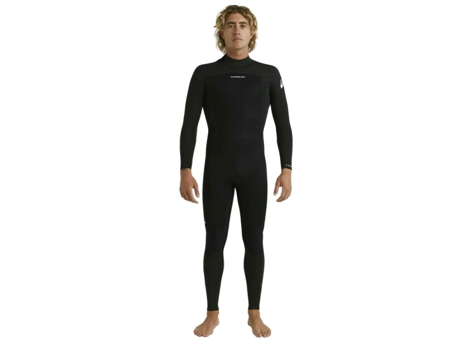 QUIKSILVER PROLOGUE 4/3 BACK ZIP GBS MUTA INTERA BLACK