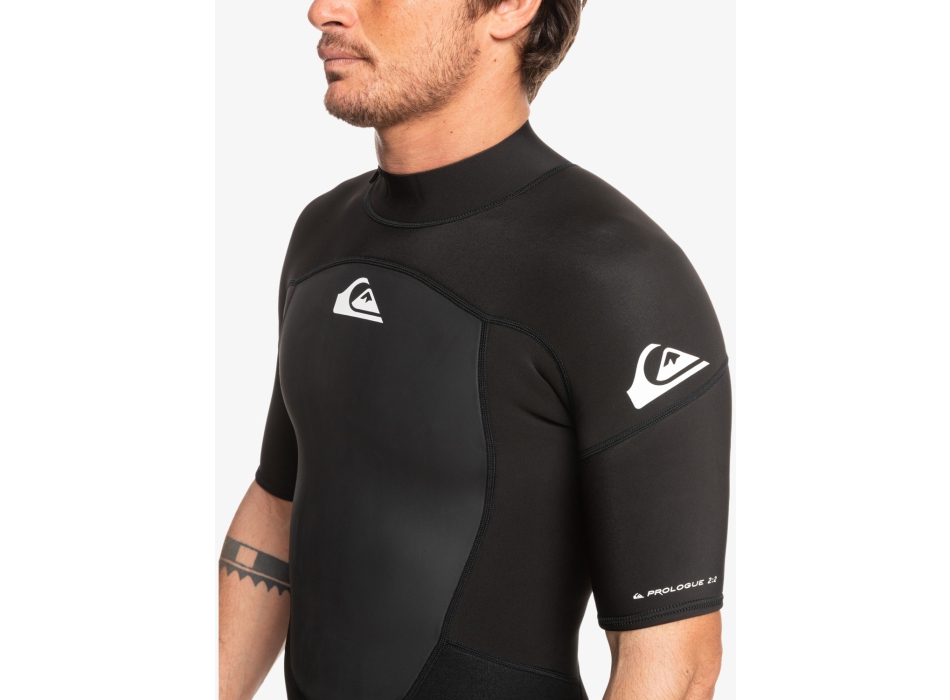 QUIKSILVER PROLOGUE MANICHE CORTE 2/2 BACK ZIP MUTA ESTIVA