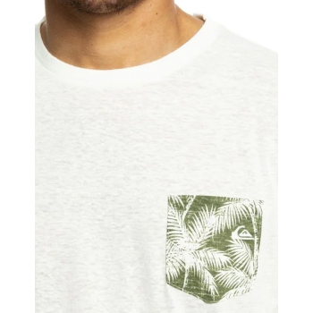 QUIKSILVER RETRO PLAN T-SHIRT CON TASCHINO