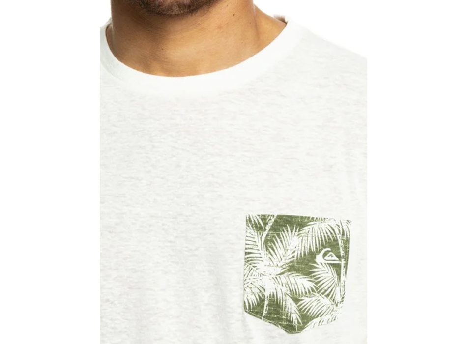 QUIKSILVER RETRO PLAN T-SHIRT CON TASCHINO