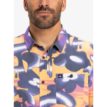 QUIKSILVER SAFE PARADISE CAMICIA MANICHE CORTE
