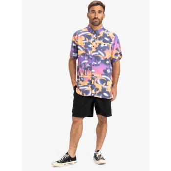 QUIKSILVER SAFE PARADISE CAMICIA MANICHE CORTE
