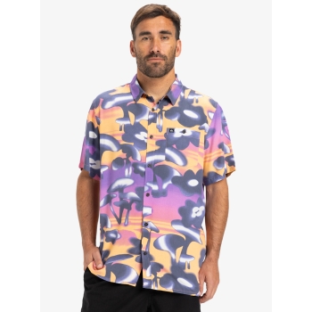 QUIKSILVER SAFE PARADISE CAMICIA MANICHE CORTE