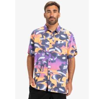 QUIKSILVER SAFE PARADISE CAMICIA MANICHE CORTE