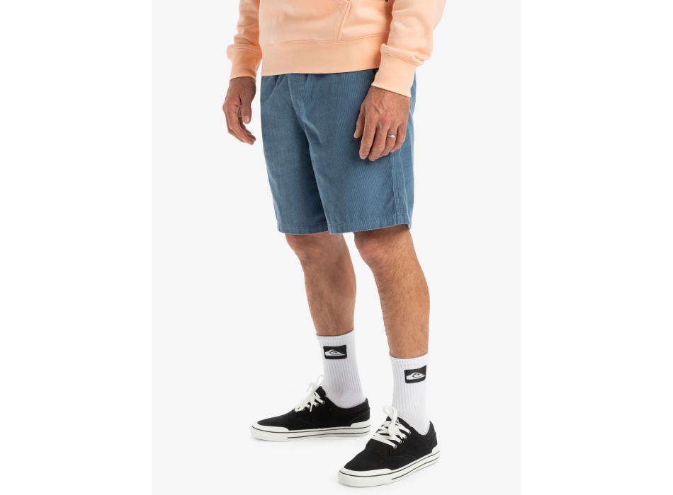 QUIKSILVER SHORTS TAXER CORD BERMUDA UOMO CORONET BLUE