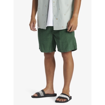 QUIKSILVER SHORTS TAXER CORD BERMUDA UOMO FROSTY SPRUCE