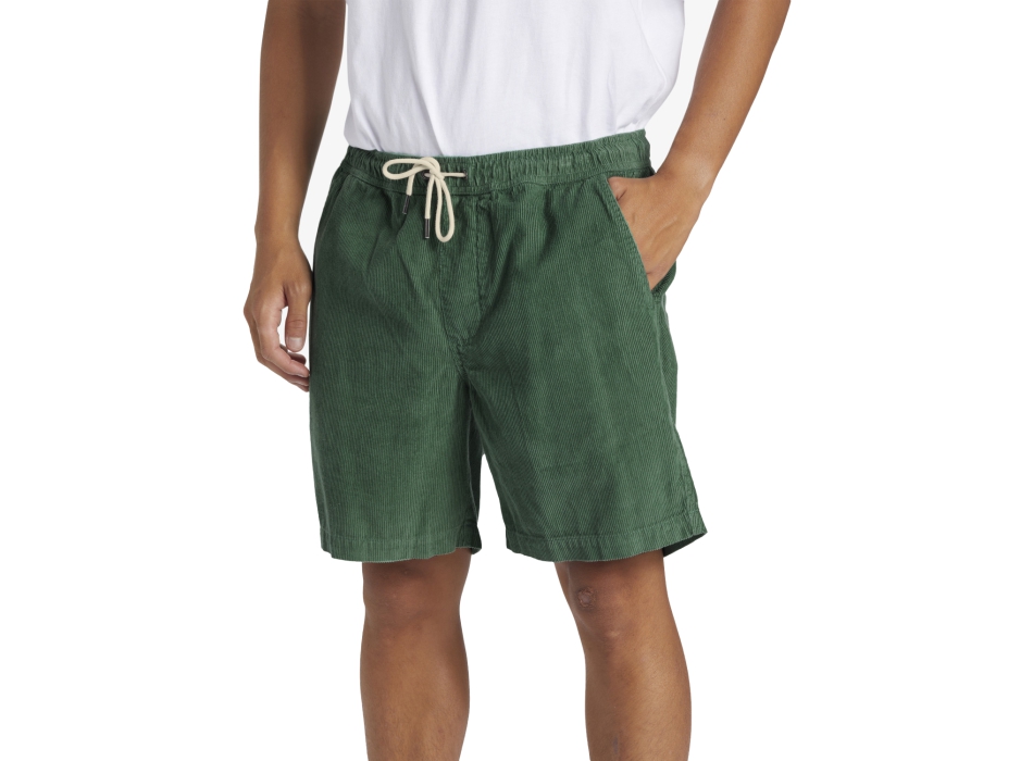 QUIKSILVER SHORTS TAXER CORD BERMUDA UOMO FROSTY SPRUCE