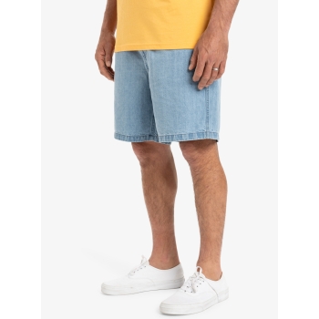 QUIKSILVER TAXER BERMUDA DENIM STONE WASH