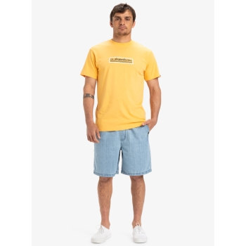 QUIKSILVER TAXER BERMUDA DENIM STONE WASH