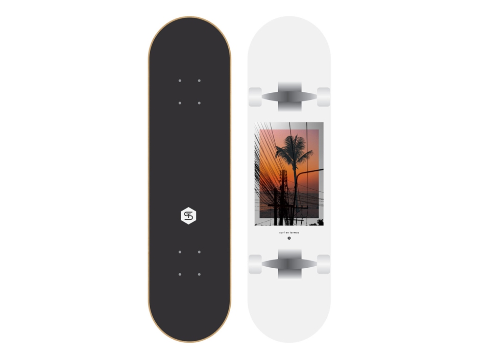 QUIKSILVER THAIBES SKATEBOARD 7.80"