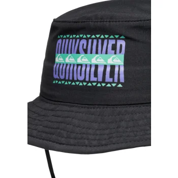 QUIKSILVER TOWER SAFARI BOONIE CAPPELLO PESCATORE BAMBINO BLACK