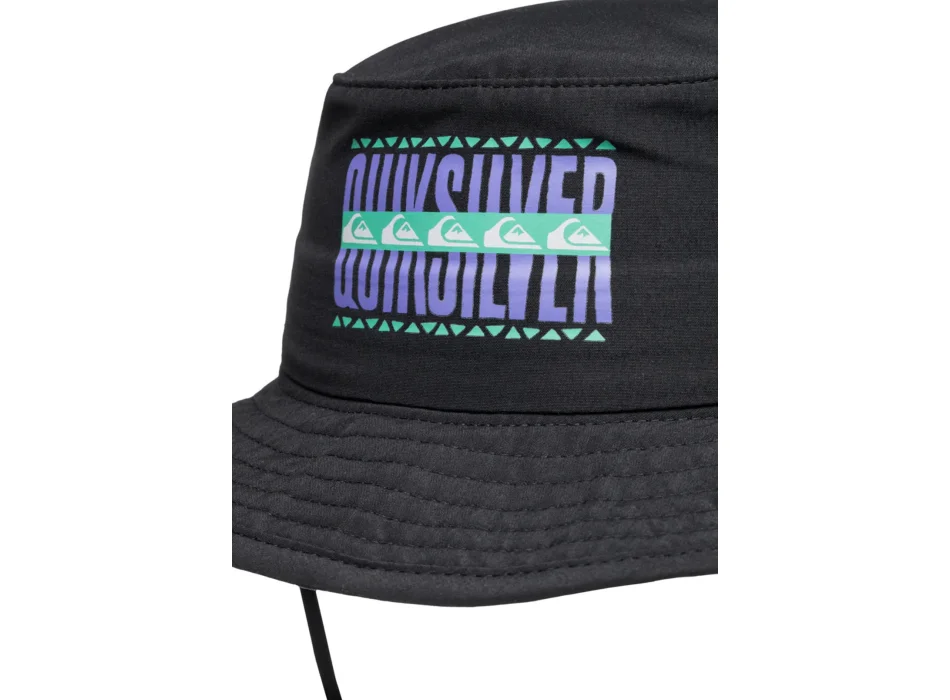 QUIKSILVER TOWER SAFARI BOONIE CAPPELLO PESCATORE BAMBINO BLACK