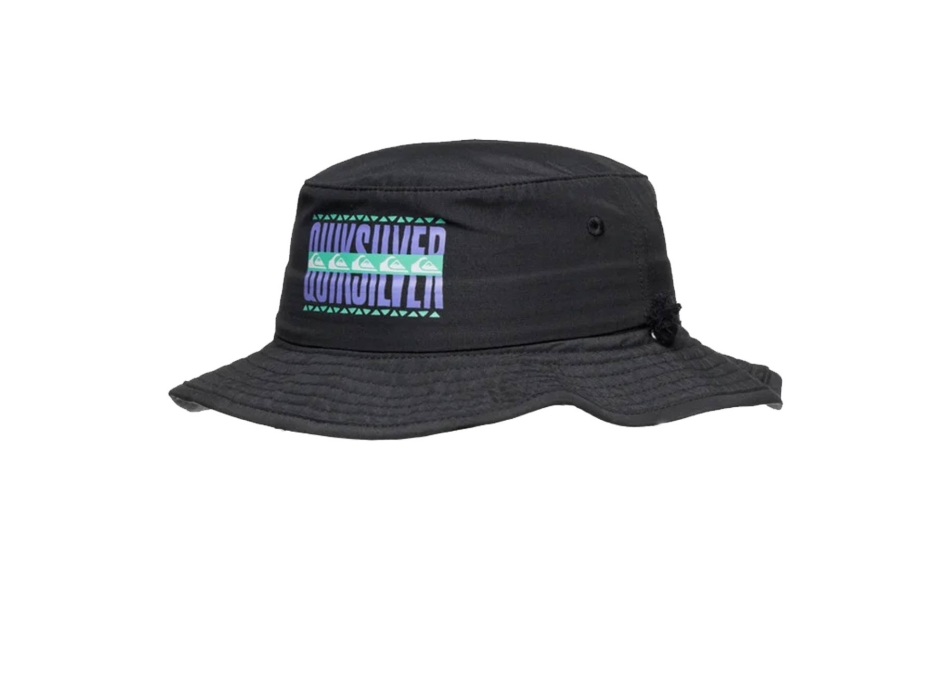 QUIKSILVER TOWER SAFARI BOONIE CAPPELLO PESCATORE BAMBINO BLACK