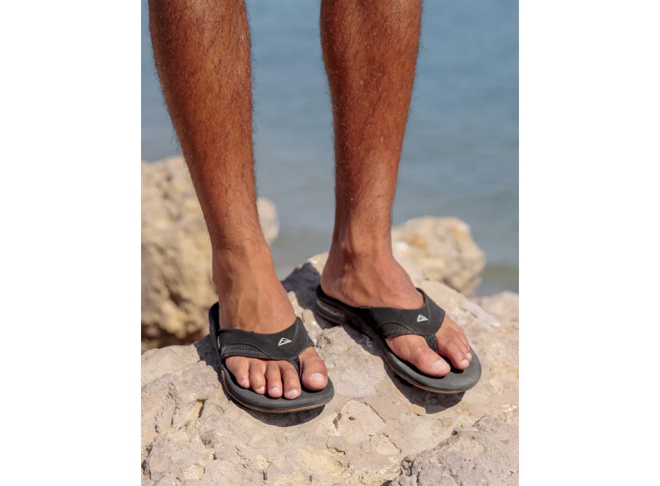 REEF INFRADITO FANNING BLACK SILVER