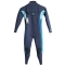 RIP CURL 4/3 JUNIOR MUTA INVERNALE DAWN PATROL CHEST ZIP STEAMER NAVY