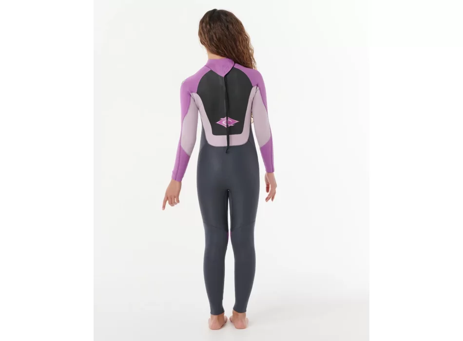 RIP CURL 5/3 OMEGA KIDS MUTA INVERNALE BACK ZIP