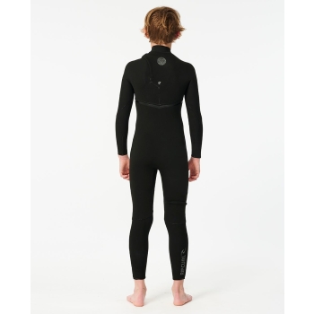 RIP CURL 5/3 STEAMER JUNIOR FREELITE MUTA INVERNALE BACK ZIP