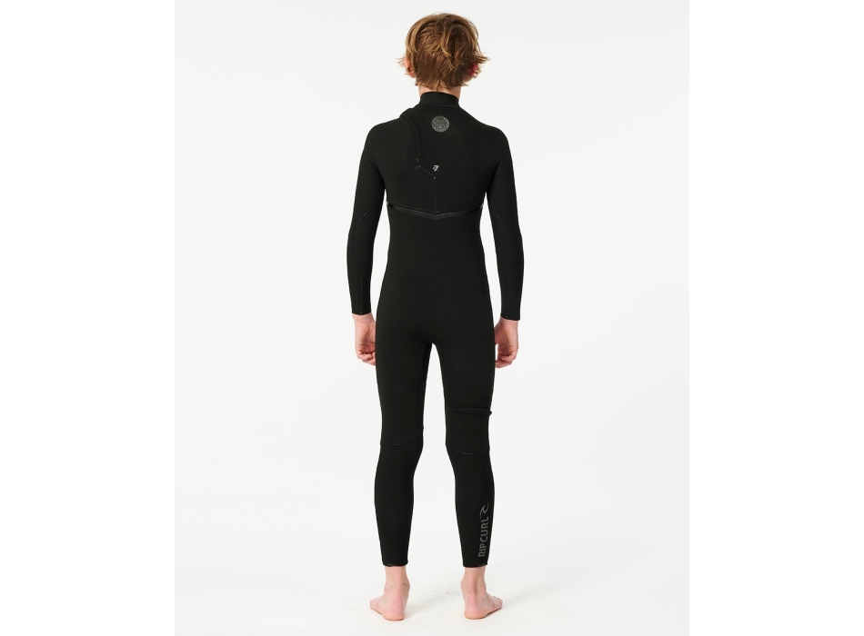 RIP CURL 5/3 STEAMER JUNIOR FREELITE MUTA INVERNALE BACK ZIP
