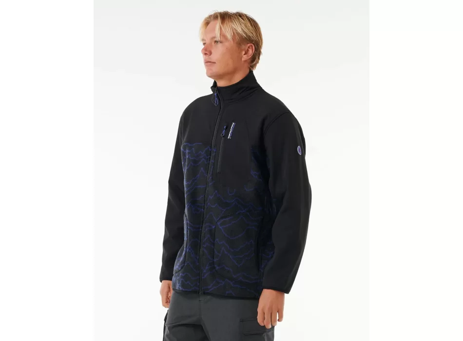 RIP CURL ANTI SERIES FELPA PILE CON ZIP