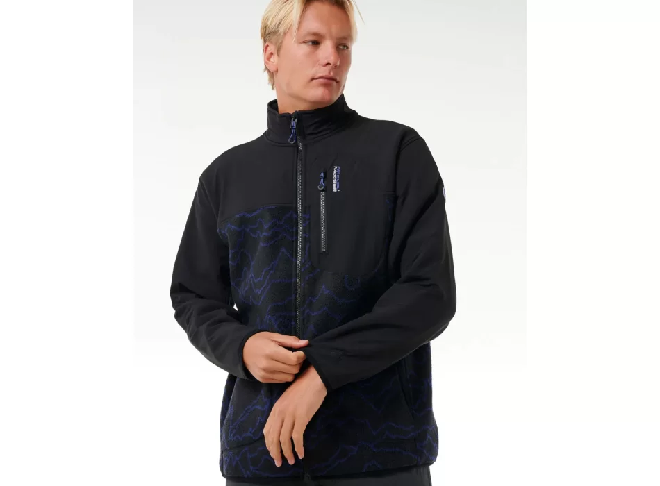 RIP CURL ANTI SERIES FELPA PILE CON ZIP