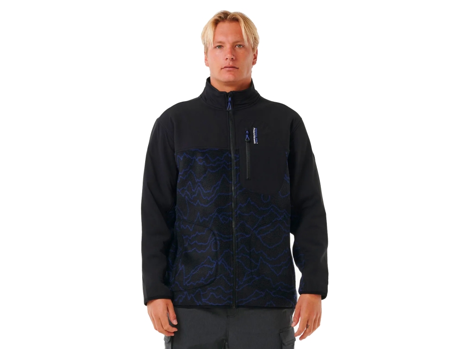 RIP CURL ANTI SERIES FELPA PILE CON ZIP