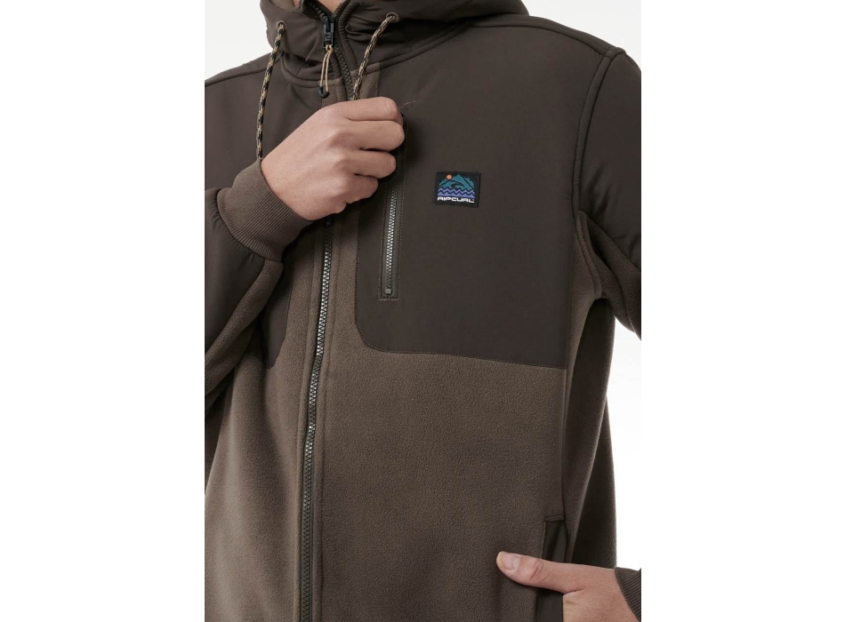 RIP CURL ANTI SERIES SEARCH GIACCA IN PILE INVERNALE