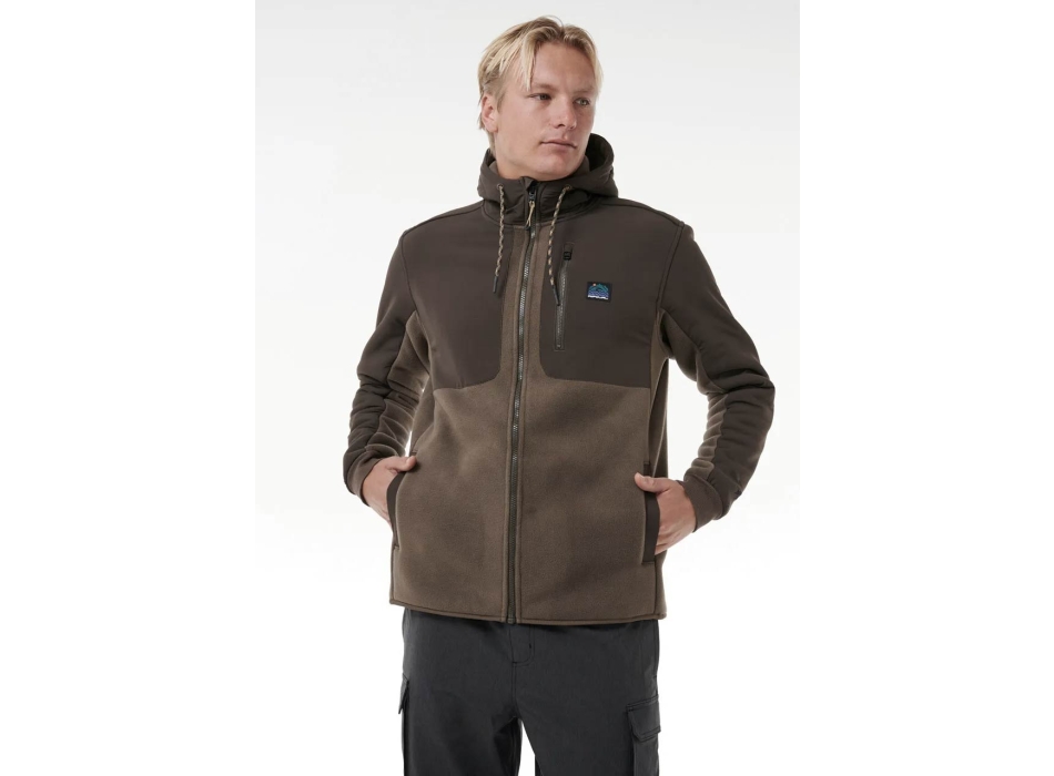 RIP CURL ANTI SERIES SEARCH GIACCA IN PILE INVERNALE