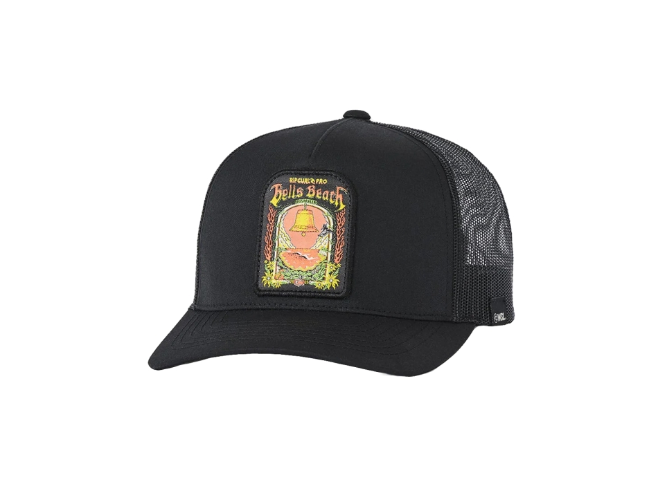 RIP CURL BELLS PRO TRUCKER CAPPELLO WASHED BLACK