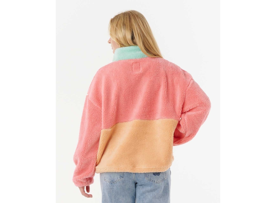 RIP CURL BLOCK PARTY POLAR PILE DONNA PINK