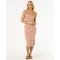 RIP CURL BOBBI STRIPE ABITO MIDI MULTI