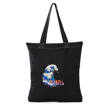 RIP CURL BORSA SHOPPER VARIETY TOTE BORSA IN TELA DI COTONE WAVE