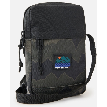 RIP CURL BORSA SLIM POUCH CAMO BLACK/GREY