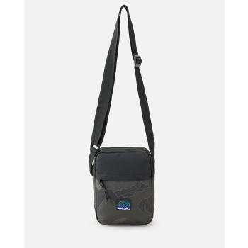 RIP CURL BORSA SLIM POUCH SEARCH CAMO BLACK/OLIVE
