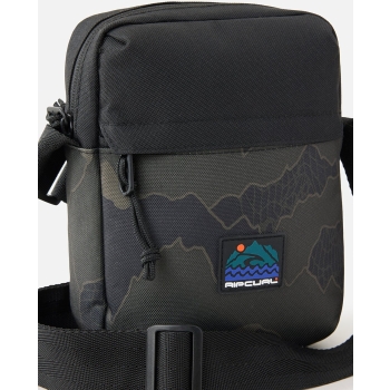 RIP CURL BORSA SLIM POUCH SEARCH CAMO BLACK/OLIVE