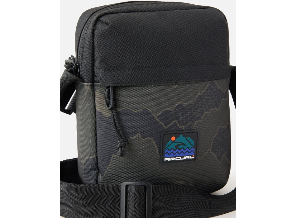 RIP CURL BORSA SLIM POUCH SEARCH CAMO BLACK/OLIVE