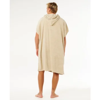 RIP CURL BRAND PONCHO IN SPUGNA KHAKI