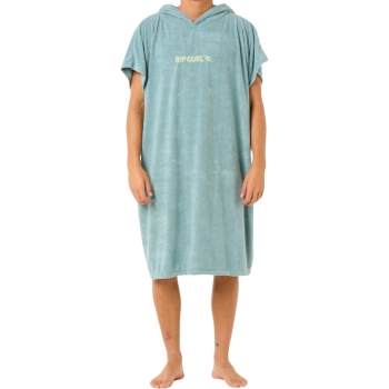 RIP CURL BRAND PONCHO IN SPUGNA OLIVE