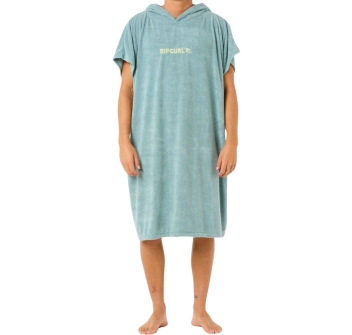 RIP CURL BRAND PONCHO IN SPUGNA OLIVE