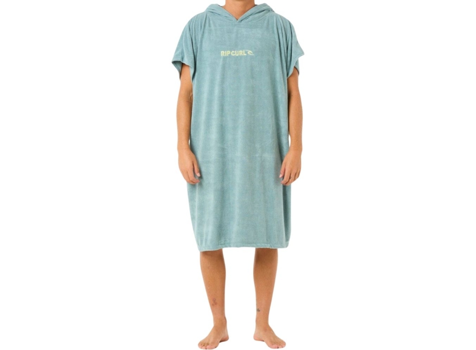 RIP CURL BRAND PONCHO IN SPUGNA OLIVE