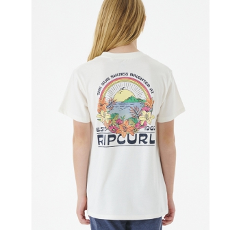 RIP CURL BRIGHTER SUN TEE RAGAZZA