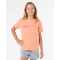 RIP CURL MOLOKAI CREW T-SHIRT BAMBINA SALMON